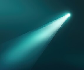 Poster - Spotlight on a dark blue background