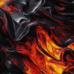 Poster - Abstract liquid fire