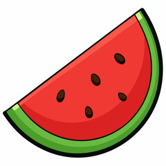 Wall Mural - watermelon vector illustration