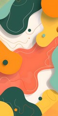 Poster - Abstract Colorful Shapes Design Background