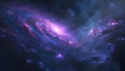 Wall Mural - Cosmic Adventure through Nebulas and Galaxies: A Journey of Exploration in the Dark Beauty of the Universe