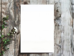 Wall Mural - blank book on white background book mockup