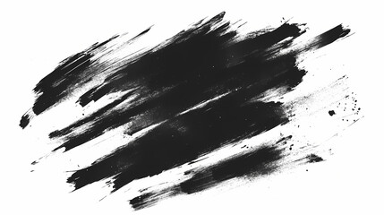 Black ink brush strokes, brushes, lines, stencil template for spray graffiti stencil, high quality, isolate. Graffiti Stencil. Illustration