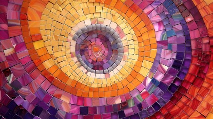 Wall Mural - Abstract Colorful Mosaic