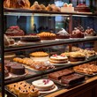 © Bonita - A pastry display case overflowing with delicious cakes and pastries.