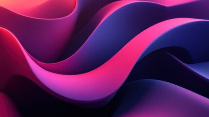 Poster - Abstract Colorful Waves