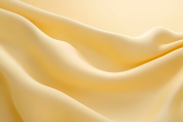 Wall Mural - soft yellow butter fabric on warm plain background