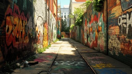 Wall Mural - Graffiti Alleyway