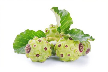 Canvas Print - A fresh noni isolated on white