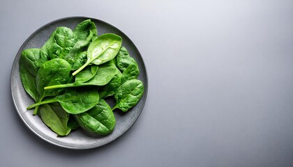 fresh spinach leaves