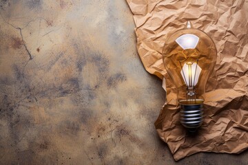 Aufkleber - An artistic representation of a light bulb bursting with vibrant colors and sparks, symbolizing creativity and innovation against a dark blue and teal background
