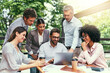 © JordaanExams/peopleimages.com - Ideas, meeting and business people in cafe with laptop for strategy, collaboration and workshop. Research, development and team at coffee shop for online planning, startup proposal or design project