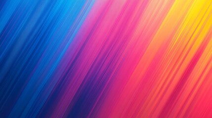 Poster - Abstract blurred colorful background with vibrant blue, pink and yellow colors