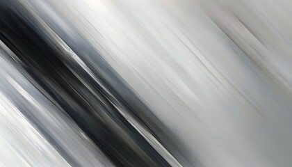 Wall Mural - Softly blurred abstract background featuring diagonal gray and white stripes, evoking depth and fluid movement.