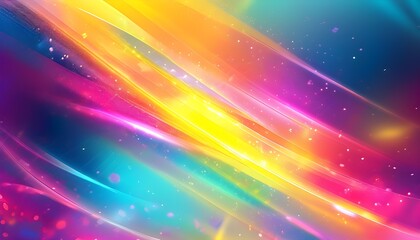 Wall Mural - Vibrant Abstract Background Featuring Luminous Light and Colorful Rays