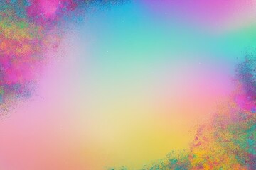Wall Mural - 4k colorful abstract gradient background with blurry noise effect in pastel hues