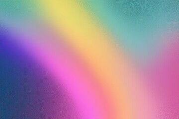 Wall Mural - vibrant 4k abstract gradient background with blurry noise effect in soft pastel colors