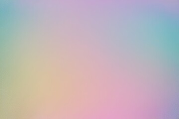 Wall Mural - 4k retro pastel holographic noise abstract color gradient background