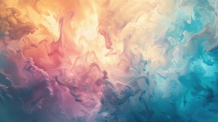 Soft swirling pastels blending seamlessly across the canvas