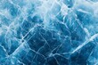 © Yevhen - Abstract ice texture with cracks and scratches on a blue frozen surface for creative banner use