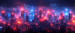 © Premium Graphics - Future of connected cities driven AI where artificial intelligence integrates smart infrastructure public services and environmental monitoring to create cities that are responsive to citizens' needs