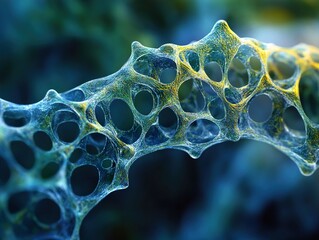 Wall Mural - abstract network structure: a digital exploration of connectivity