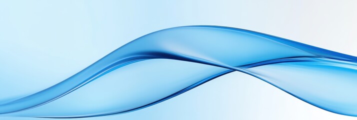 abstract waves, flowing curves, shades of blue, smooth gradients, fluid motion, dynamic shapes, aqua