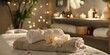 © kwanchaift - Spa environment with a beautifully arranged massage table, aromatic candles, fresh towels, and relaxing decor, creating a perfect atmosphere for relaxation and pampering
