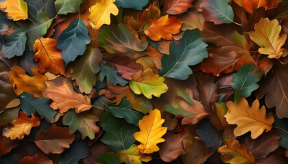 Sticker - Vibrant autumn foliage symbolizing the transition from summer to fall