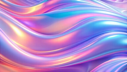 Holographic Neon Fluid Background