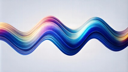 Wall Mural - Abstract Vibrant Zigzag Wave Gradient