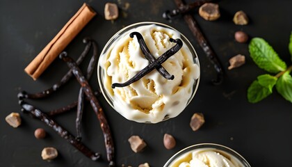 Velvety Whipped Vanilla Ice Cream with Vanilla Bean Specks