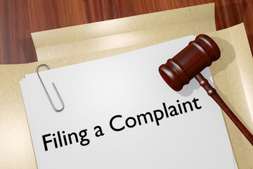 Filing a Complaint concept