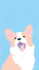 Sticker - Pet illustration portrait cartoon.