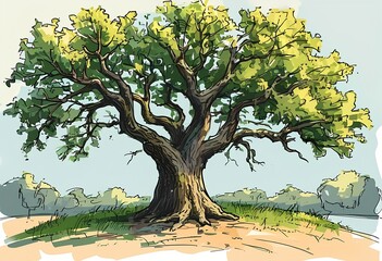 oak tree logo