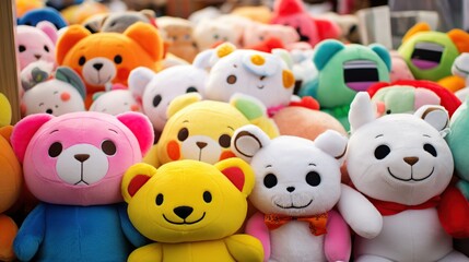 Colorful Plush Toys