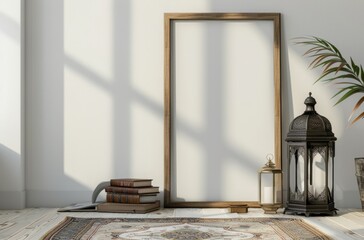 Poster - Minimalist Room Interior with Blank Frame