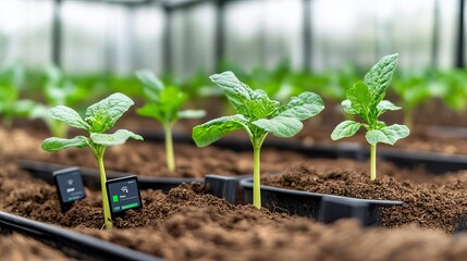 innovative soil sensors tracking moisture and nutrients in a digital dashboard