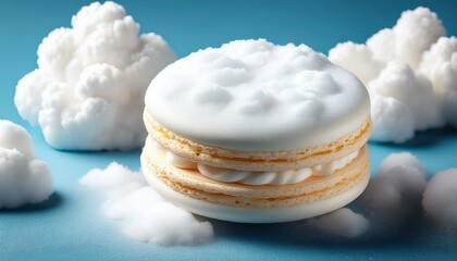 Wall Mural - Vanilla Cloud Macaron