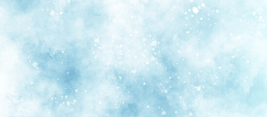 Wall Mural - soft and shiny bokeh is falling randomly on clouds texture, blue grunge texture with bokeh, beautifu