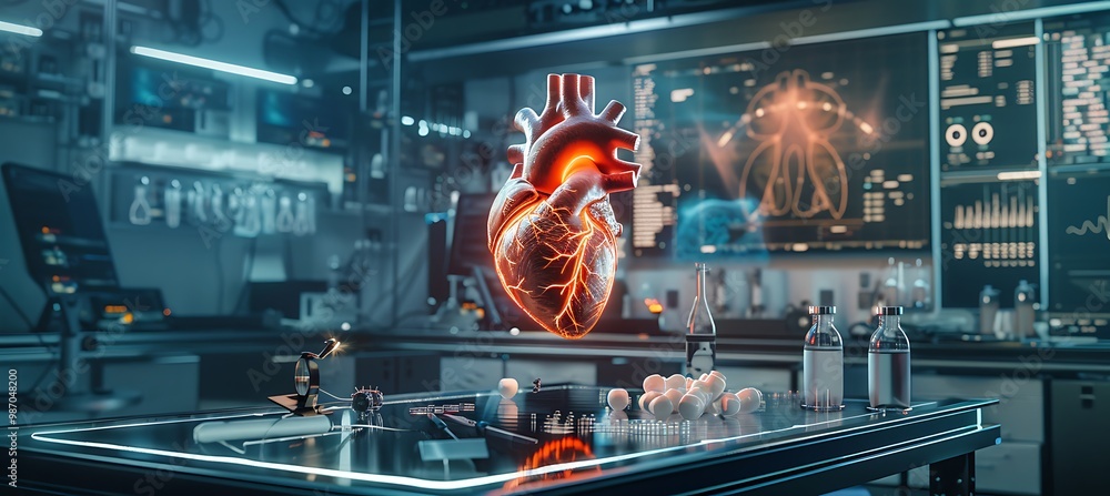 Innovative Science: Experts Study Human Heart Model in a High-Tech ...