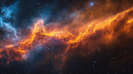 cosmic galaxy cloud, high resolution