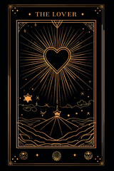 mystical tarot card art