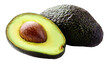 © AI Farm - Fresh avocado cut in half showcasing its creamy texture and seed, perfect for health-focused recipes and culinary art.