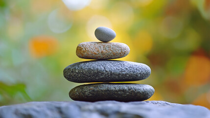Wall Mural - achieving balance in life requires giving equal importance to emotional health alongside physical we