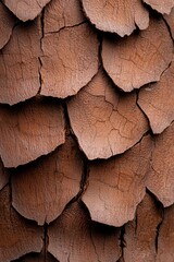 Wall Mural -  A tight shot of an elephant's rough, wrinkled bark-like skin texture