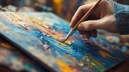 Wall Mural - engaging in hobbies and creative activities can nurture mental wellness and provide a sense of fulfi