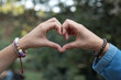 © Mr. PNG - Hands forming a heart shape. Heart shaped hands and fingers. Representing themes such as embrace, trust, partnership