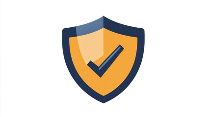 This is a simple, easy-to-understand icon that shows something is protected. It looks like a shield with a checkmark inside.