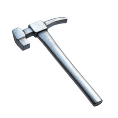 Realistic Hammer Tool 3D Render on transparent background